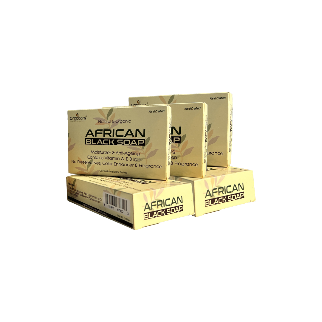 African Black Soap Pack of 5