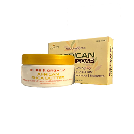 Anti-Ageing Shea Butter and Black Soap